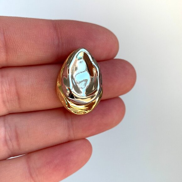 NEW~ Anthropologie The Petra Mixed Flat Post Earrings - Picture 3 of 9